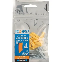 Scell-It Kit De Chevilles-Kit de fixation accessoires de salle de bain "Je fixe"