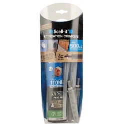 Scell-It Cheville Scellement Chimique-Kit de fixation chimique inox M6