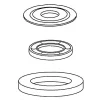 Siamp Joint Et Clapet|Joint Wc-Kit de joints pour rénovation mécanisme tirage