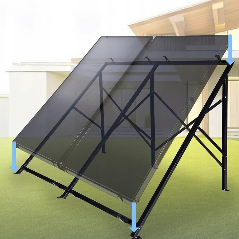 Thunder Station Électrique-Kit de montage pour deux collecteurs solaires 2,5 M THUNER RAMA-KSP-2x2,5M 1 pièce.