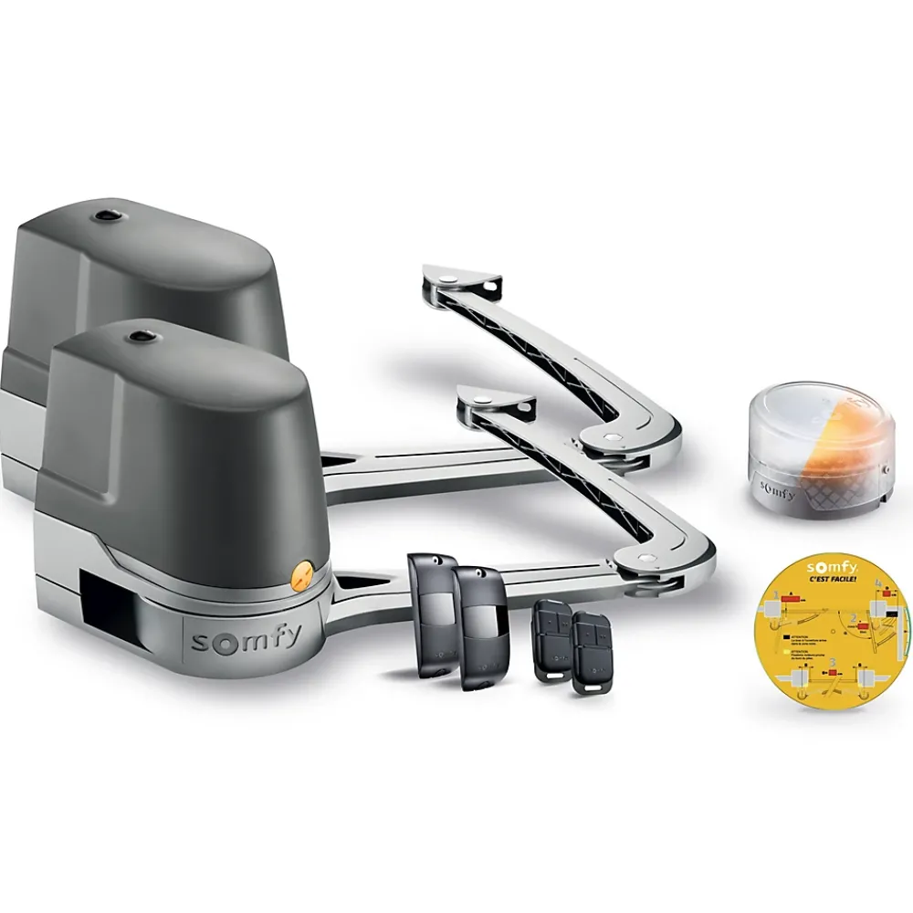 Somfy Kit de motorisation à bras Evolvia Flash pour portail battant