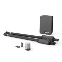 Avidsen Kit de motorisation télescopique à vérins pour portail à battants Styrka 310 noir