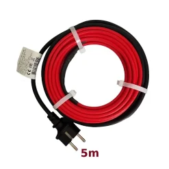 Grand Meyer Gaine Électrique-Kit de protection antigel pour tuyaux HE-TS 5m, 16 W/m, 80 W
