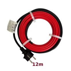 Grand Meyer Gaine Électrique-Kit de protection antigel pour tuyaux HE-TS 12m, 16 W/m, 192 W