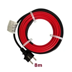 Grand Meyer Kit de protection antigel pour tuyaux HE-TS 8m, 16 W/m, 128 W