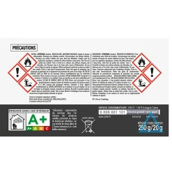 Sinto Kit de réparation métaux, plastiques et composites 270g