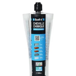 Scell-It Kit de scellement chimique 280 ml avec accessoires