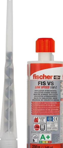 Fischer Kit de scellement chimique pour chauffe-eau 150ML