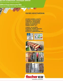 Fischer Cheville Scellement Chimique-Kit de scellement FIS P 300 T