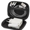 GAO Transformateur, Convertisseur Et Chargeur Usb-Kit de voyage avec câble de charge 3 en 1, double chargeur, double chargeur de voiture
