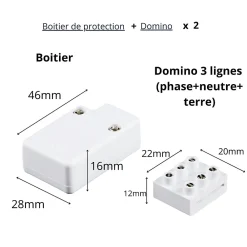 Magic Elek Accessoire De Raccordement-Kit dominos 3 lignes 2 pièces