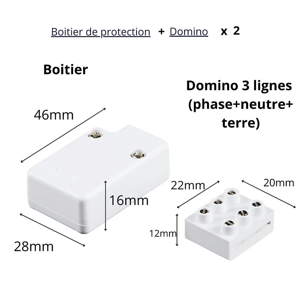 Magic Elek Accessoire De Raccordement-Kit dominos 3 lignes 2 pièces