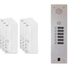 Urmet Kit interphone 1 rangée avec 6 combinés Collectif