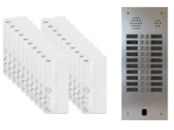 Urmet Interphone-Kit interphone 2 rangées avec 20 combinés Collectif