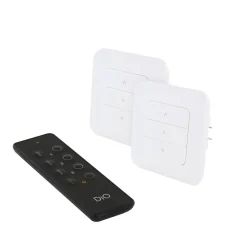 Chacon Interrupteur Encastrable-Kit 2 interrupteurs volet et télécommande Dio Connect