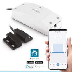 Avidsen Kit Motorisation à vérins pour portail à battants - Teha 410 et sa batterie de secours