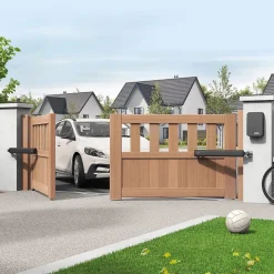 Avidsen Kit Motorisation à vérins pour portail à battants - Teha 410 et sa batterie de secours