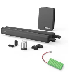 Avidsen Kit Motorisation à vérins pour portail à battants - Teha 410 et sa batterie de secours
