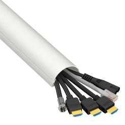 D-Line Kit moulure semi-circulaire 50 x 25 mm blanc