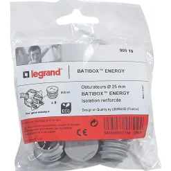 Legrand Kit 8 obturateurs Energy ø25 mm