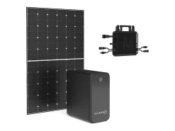 Vente-unique Panneau Solaire Portable-Kit panneau solaire Plug and Play + batterie de stockage - 425 W - LUMINOSER