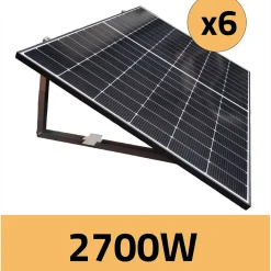 Galix Panneau Solaire Plug And Play-Kit Plug & Play 2700W Gamme PREMIUM avec micro-onduleurs Hoymiles