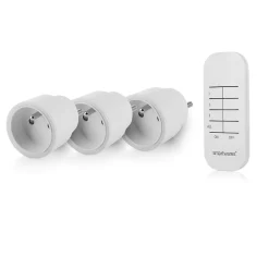 Smartwares Commande De L'Éclairage-Kit 3 prises commandées 2300W