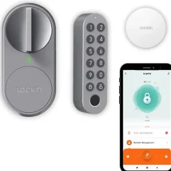 Konyks Kit serrure de porte d'entrée - - Lockin G30 Pro - Digicode et hub inclus