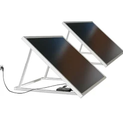 Keli France Panneau Solaire Plug And Play-Kit Solaire KATEZER Connecté 840W - Prêt à Brancher - PV Bifacial - Installation Facile - Suivi Direct - Pose : Sol, Mur, Balcon