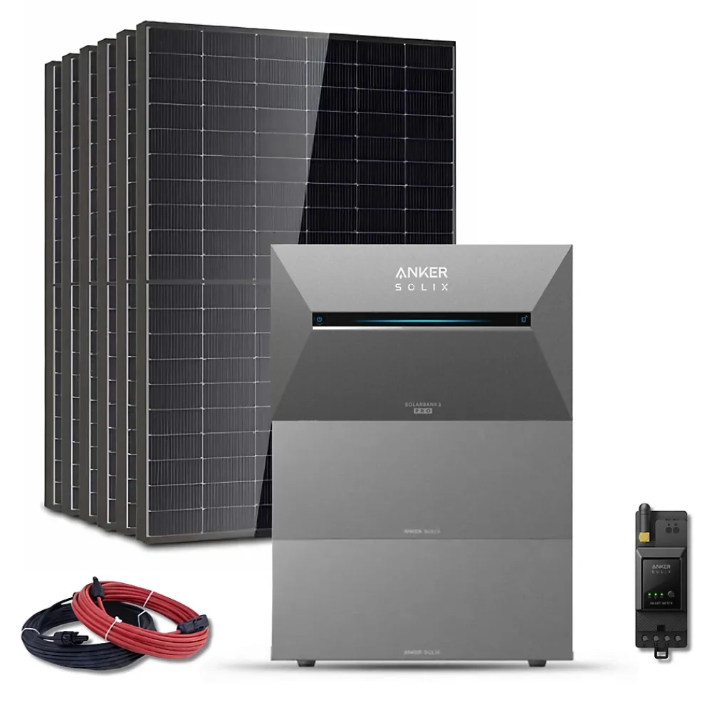 Dmegc Kit solaire 2730Wc - Batterie Anker 8,04 kWh