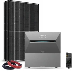 Trina Solar Kit Panneau Solaire-Kit solaire 2000Wc TrinaSolar - Batterie Anker 5,36 kWh