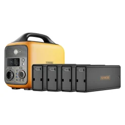 Runhood Panneau Solaire Plug And Play-Kit Stand Exposition - 1296 Wh + 100 W Solaire - Energie Autonome pour Evenements et Salons