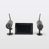 Chacon Kit vidéosurveillance intérieur et extérieur - 2 caméras 1080P - 4 canaux - 2 To