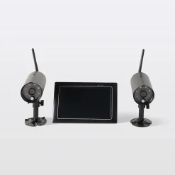 Chacon Kit vidéosurveillance intérieur et extérieur - 2 caméras 1080P - 4 canaux - 2 To