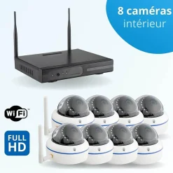 BT Security Caméra De Surveillance-Kit vidéo-surveillance wifi 8 caméras full-hd+ (3mp) 2304x1296 - intérieur