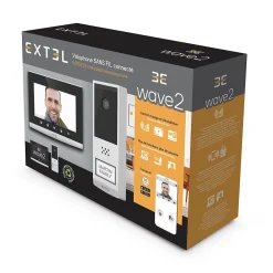Extel Visiophone-Kit Visiophone connecté et sans fil Wave 2 + 1 batterie supplémentaire -