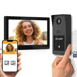 Extel Visiophone-Kit visiophone filaire connecté Digital Connect + coque graphite