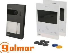 Golmar Kit visiophone Soul 4" 2 écrans