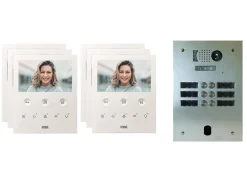 Urmet Visiophone-Kit visiophone 2 rangées avec 6 écrans Collectif