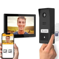 Extel Kit visiophone sans fil connecté Wave 3 + coque graphite