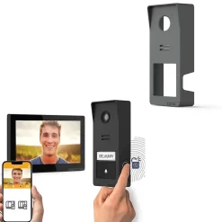 Extel Kit visiophone sans fil connecté Wave 3 + coque graphite