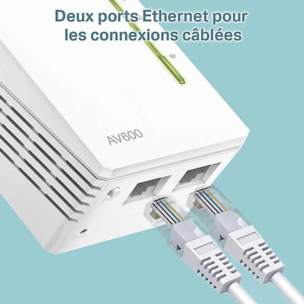 TP-Link Kit 2X CPL AV600 + WiFi N300