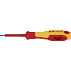 D44 Knipex 98 25 00 VDE Tournevis cruciforme Pozidriv PZ 0, 162 mm, manche ergonomique isolé