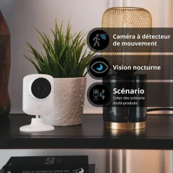 Kozii - Caméra connectée HD 720p avec Détecteur de mouvement intégré - KCAM720