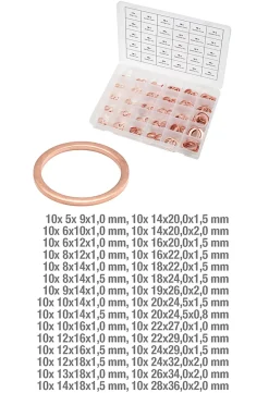 Ks Tools - 970.0140 - Assortiment de joints cuivre x300