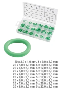 Ks Tools Joint Pour Raccord-- 970.0260 - Assortiment de joints toriques pour climatisation HNBR x225