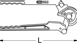 Ks Tools - 122.0016 - Pince à cintrer ALU, diamètre 16 mm