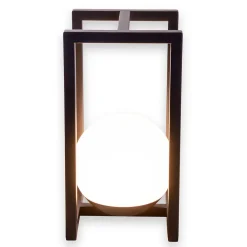 Näve Baladeuse-Lampe décoration LED KALI balcon terrasse table métal plastique noir LED fixes 30x16x16cm