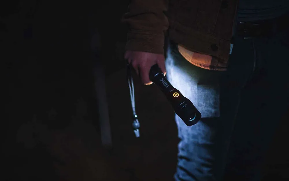 Nebo Lampe de Poche Rechargeable Slyde King 2K + COB - 2000 Lumens - Aluminium Noir IP67