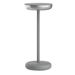 Näve Lampe de table à accu PASI intérieur extérieur métal plastique gris intensité variable tactile fonction mémoire hauteur 26cm